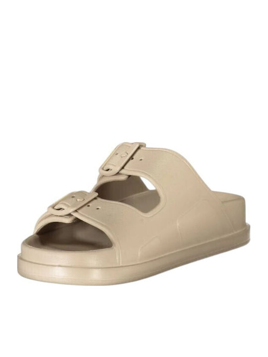 Flip Flops In Sandal Style In Beige Colour