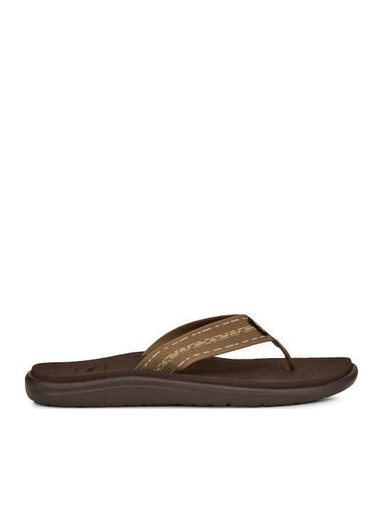 Voya Ανδρικά Flip Flops Μπεζ