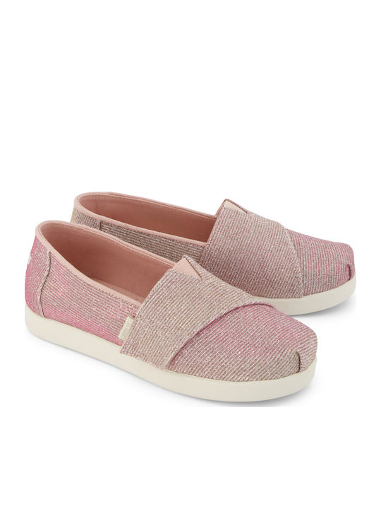 Kinder Espadrilles Rosa Gold