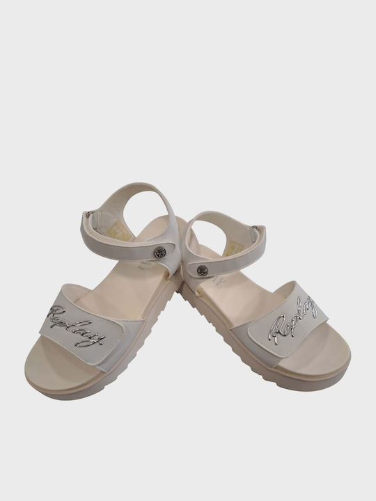 Kids' Anatomic White Sandals