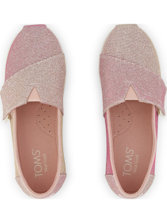 Kinder Espadrilles Rosa Gold