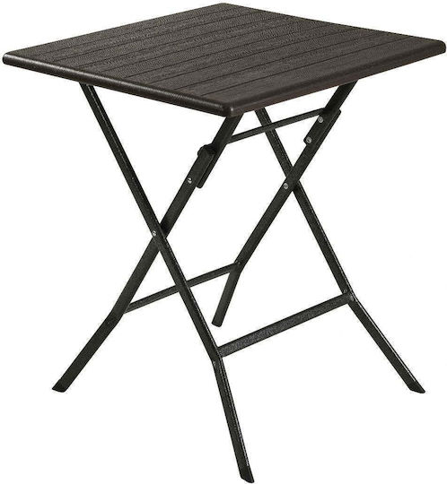 Foldable Table 61.5x61.5x73 Black Foldable Table 61.5x61.5x73 Black