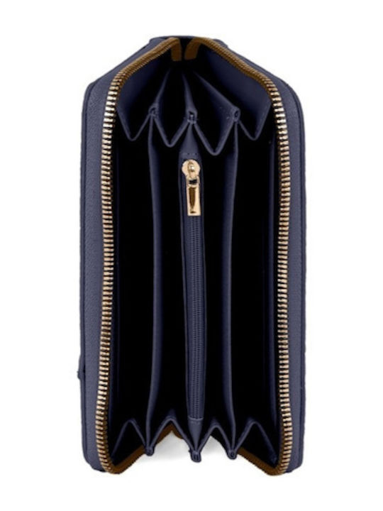Large Women's Wallet Navy Blue
