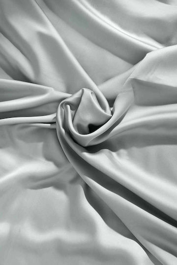 Charisma Sheet Sets Queen with Elastic 160x200+40cm. Silver 4pcs