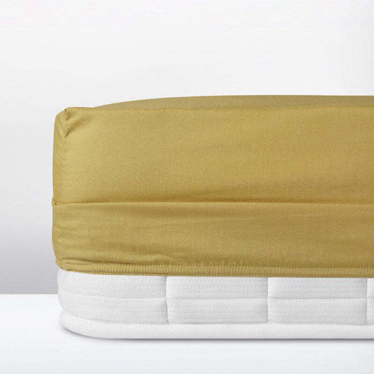 Cannon Bettlaken Super-Doppel mit Gummiband 160x200+30cm. Classic Golden Haze