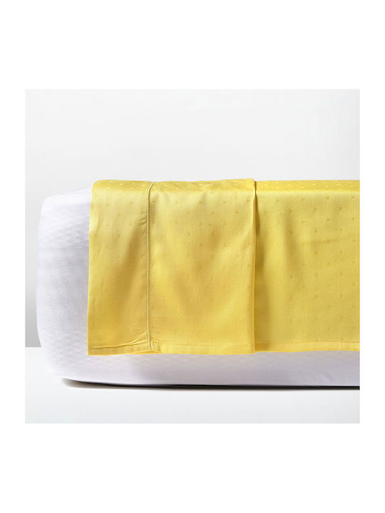 Cannon Sheet Super-Double 250x290cm. Imperial Dobby Yellow