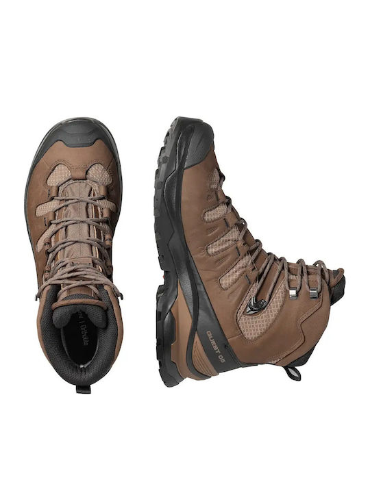 Salomon Männer Wanderschuhe Wasserdicht mit Gore-Tex-Membran Braune Salomon Männer Wanderschuhe Wasserdicht mit Gore-Tex-Membran Braune