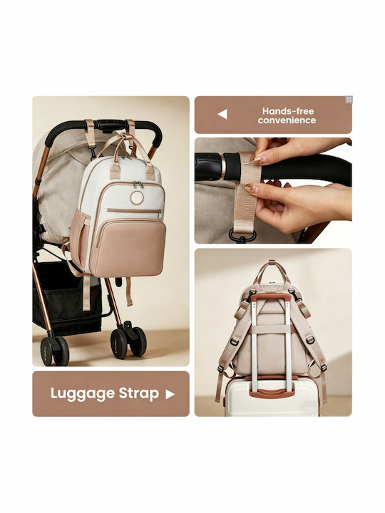 Miss Lulu Backpack Μπεζ