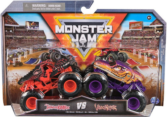 Spin Master Monster Jam Thunderroarus Срещу Velociraptor 2 Опаковки Превозно Средство 20150279