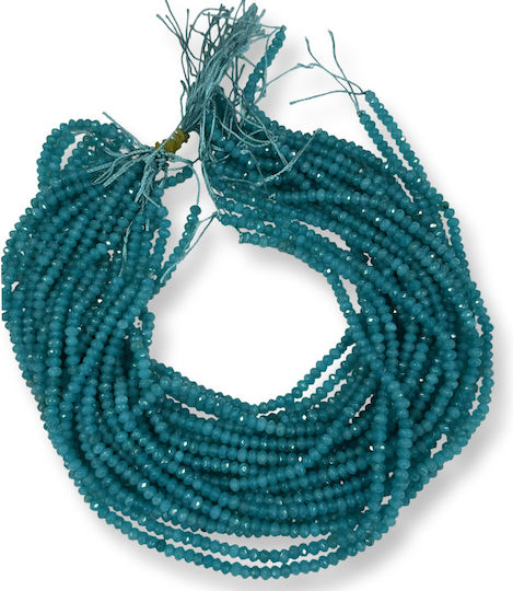 Jade Beads Tague Aqua Turquoise 3*4 Mm