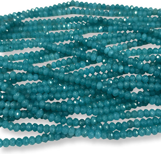 Jade Beads Tague Aqua Turquoise 3*4 Mm