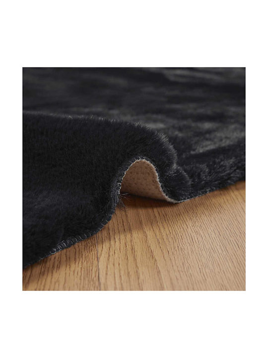 vidaXL Χαλί Διάδρομος Μαύρο 80x250cm