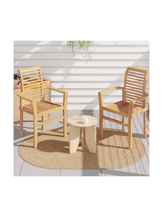 vidaXL Χαλί Εξωτερικού Χώρου 120x170cm Καστανό