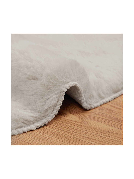 vidaXL Rug Round Beige