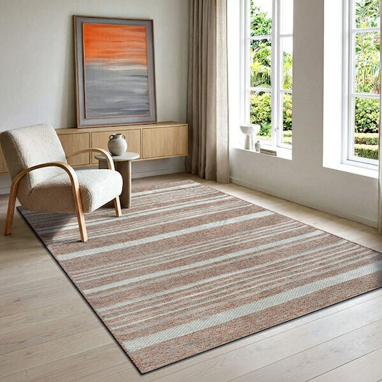 Newplan Canvas 2662b Wohnzimmer Teppich Rechteckig Beige 80x150cm
