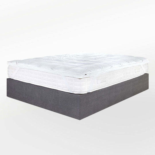 Hauz Matratzentopper Royal Halb-Doppel Polyester mit Gummibändern 120x200cm