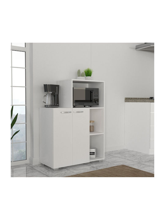 Dulap de Pardoseală Alb 90x40x123 cm