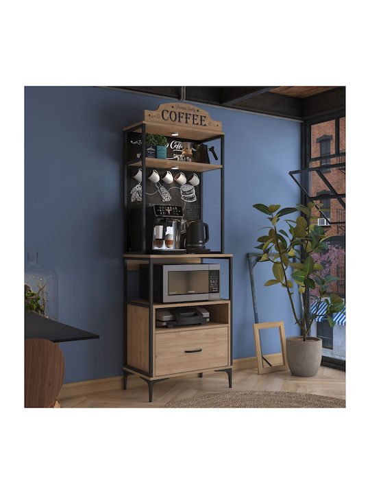 Στήλη Κουζίνας Walnut 90x44.7x21.2εκ.