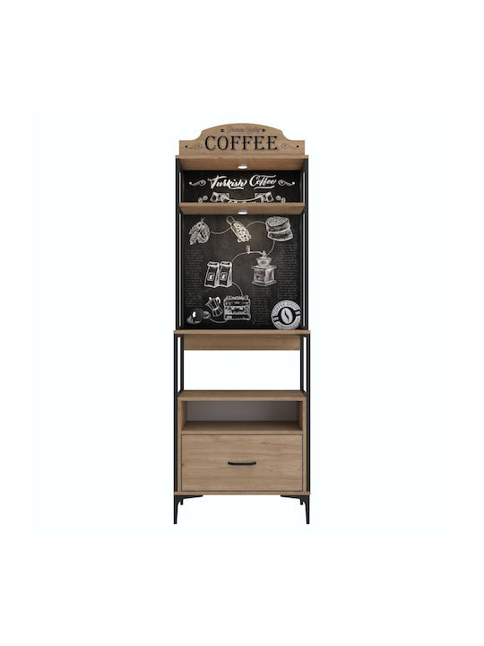 Στήλη Κουζίνας Walnut 90x44.7x21.2εκ.