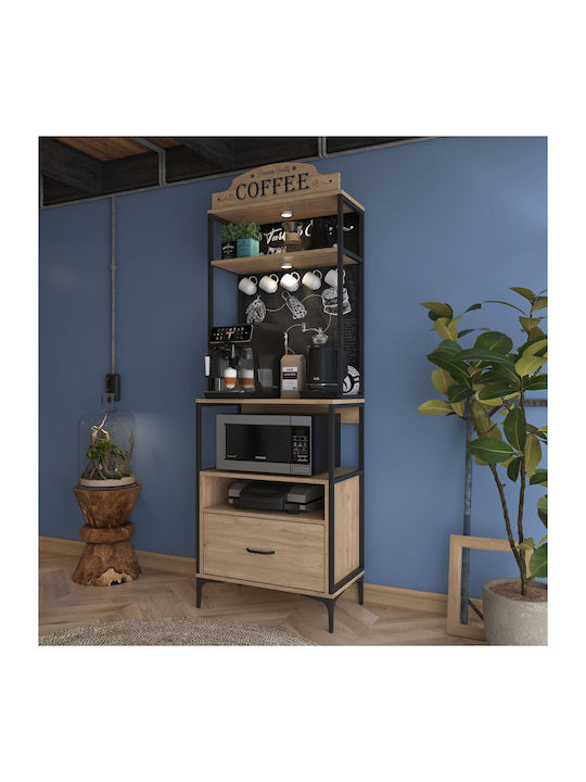 Στήλη Κουζίνας Walnut 90x44.7x21.2εκ.