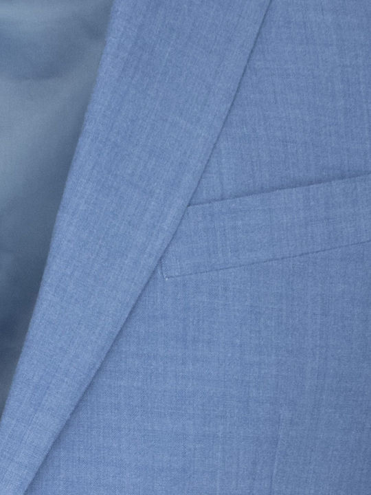 Herrenanzug mit Regelmäßiger Passform Hellblau
