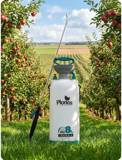 Plonos Ψεκαστήρας Προπιέσεως με Χωρητικότητα 8lt 2.76bar σε Γκρι χρώμα