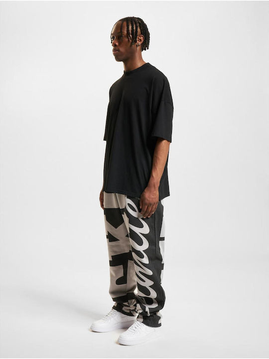 Herren-Sweatpants Jogginghose Grau/Schwarz