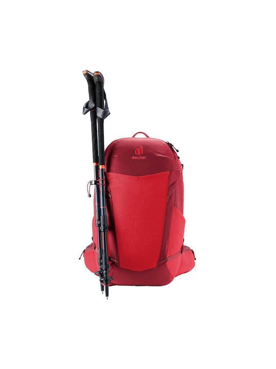 Deuter Futura Rucsac De Alpinism 27lt Capac Impermeabil Roșu De Drumeție