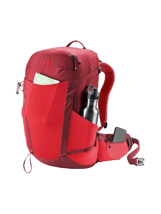 Deuter Futura Rucsac De Alpinism 27lt Capac Impermeabil Roșu De Drumeție