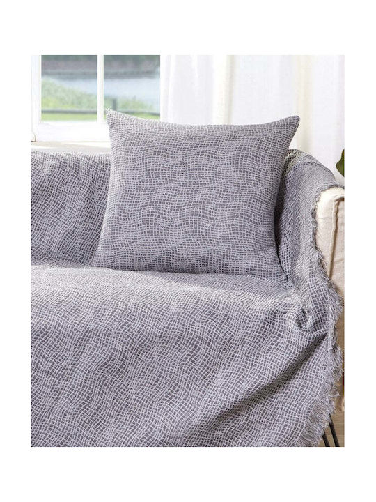 Bed&Bath Bed&Bath Decorative Pillow Case 100% Cotton Gray 57x57cm