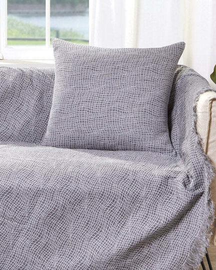 Bed&Bath Bed&Bath Decorative Pillow Case 100% Cotton Gray 57x57cm