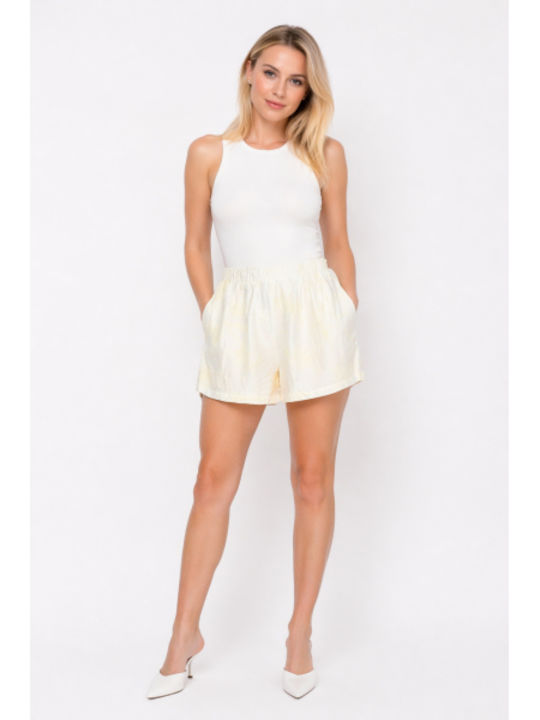 Women's Activewear Shorts Beige SS-M115967-1-26SO-Beige