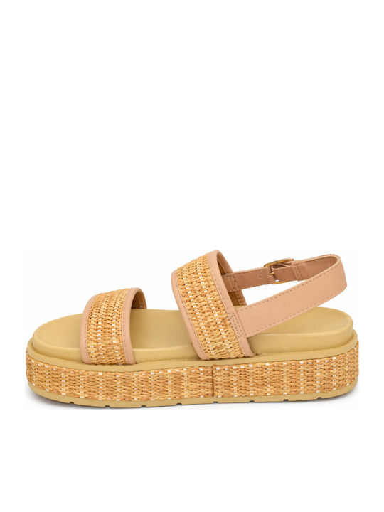 Damen Flatforms Beigen SJ-H8-932-26FL-Beige