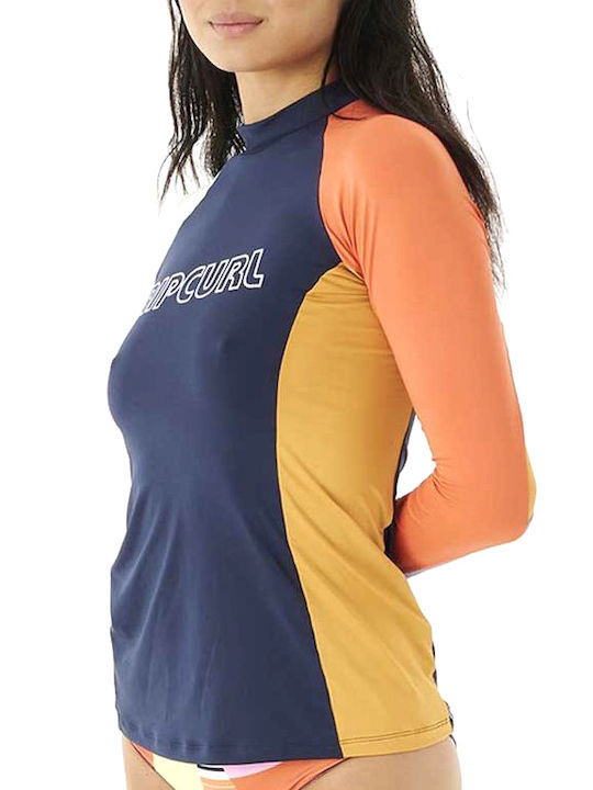Rip Curl Γυναικεία Μακρυμάνικη Αντηλιακή Μπλούζα Μπλε