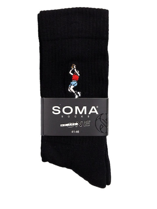 Soma Herren Socken Schwarz