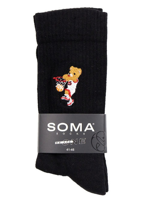 Soma Herren Socken Schwarz