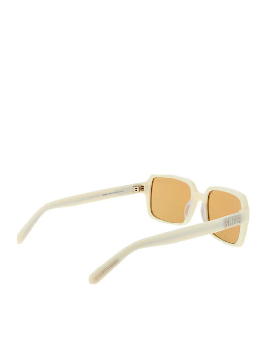 GCDS Unisex Sunglasses With Beige Frame And Beige Lens GC-1066173