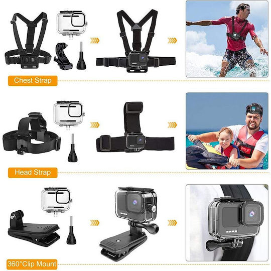 Water Shield Ultra Комплект GoPro Hero 9 10 11 12 13 Черен