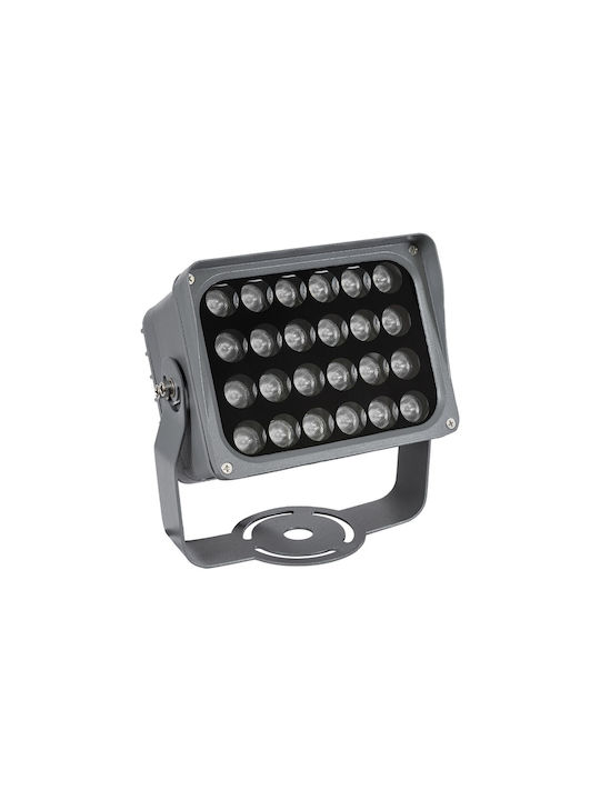 GloboStar Floodxena Σποτ Δαπέδου LED 24W IP65 Γκρι