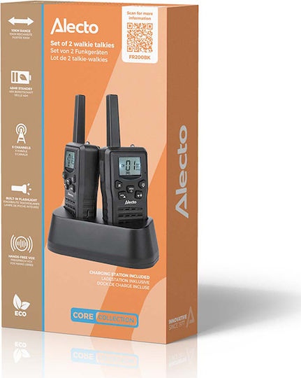 Alecto Baby FR200BK Walkie Talkie Σετ 2τμχ