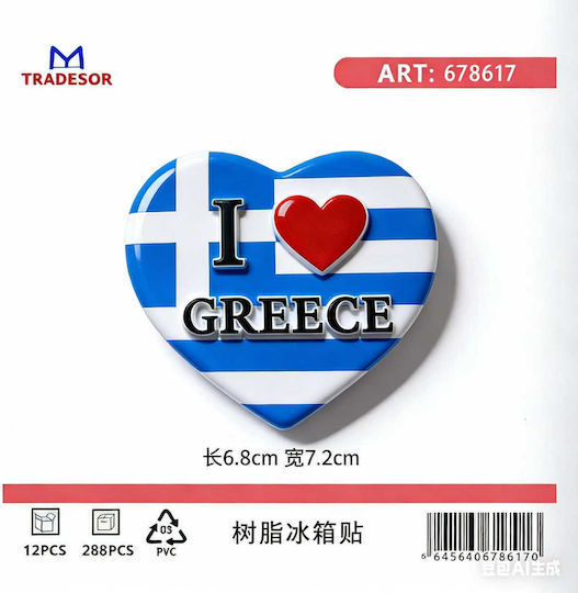 Tradesor Dekorative Magnete Touristen Souvenir Set 12 Stück Griechenland 678617