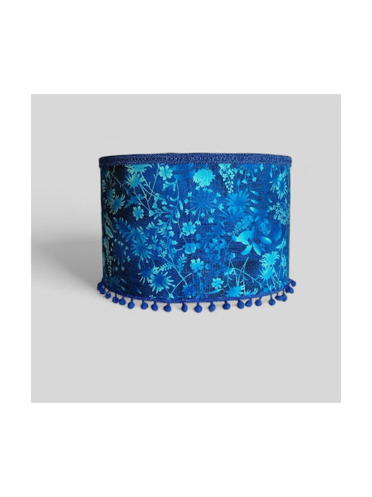 Oxygen Blue Pendant Ceiling Light with E27 Socket 35x25cm