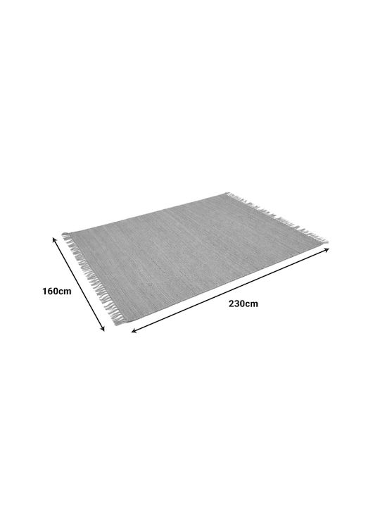 Pakketo Handmade Rectangular Summer Rug from Jute Natural Shade 230x160cm