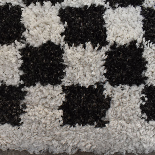 Shaggy Bonifay 240x300cm Cream/black Shaggy Bonifay 240x300cm Cream/black