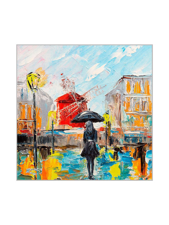 Ölgemälde Moulin Rouge 45x45