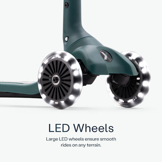 SmarTrike Παιδικό Πατίνι Αναδιπλούμενο Xtend LED Mini+ Τρίτροχο με Κάθισμα για 2+ Ετών Πράσινο 2501309