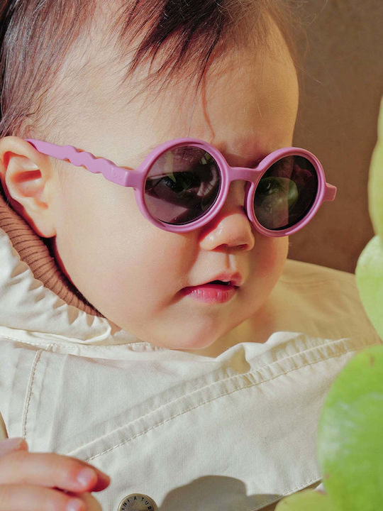 Olivio & Co Round Baby Pink Kids Sunglasses For 0-18 Months