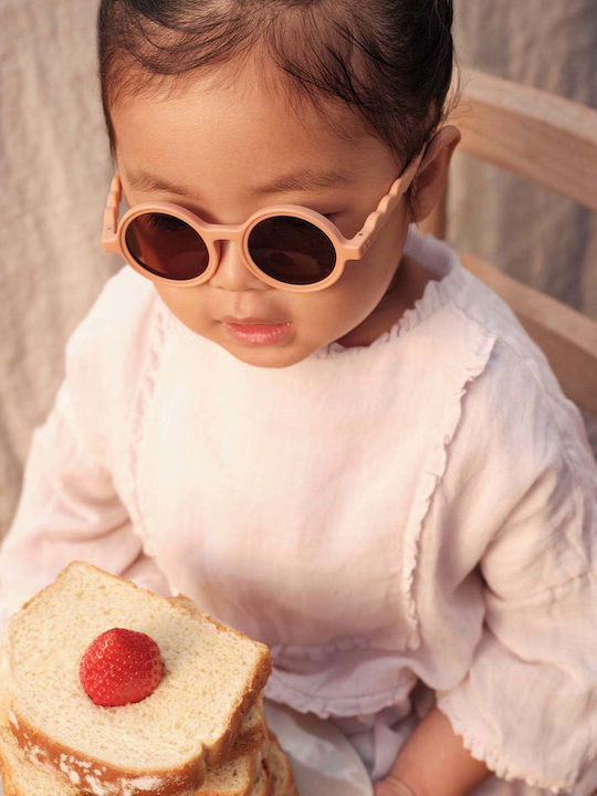 Olivio & Co Round Kids Sunglasses with Polarized Pink Lens