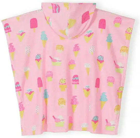 Beach Poncho Pink Minoti