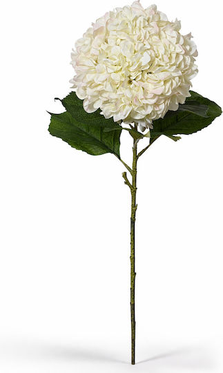 Künstliche Hortensie Weiße Blütenblätter 27x27x106cm Einfarbig Kaeming